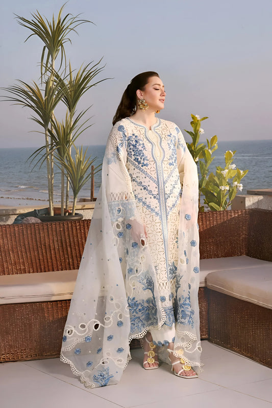 Bellza Luxury Embroidered Lawn Suit