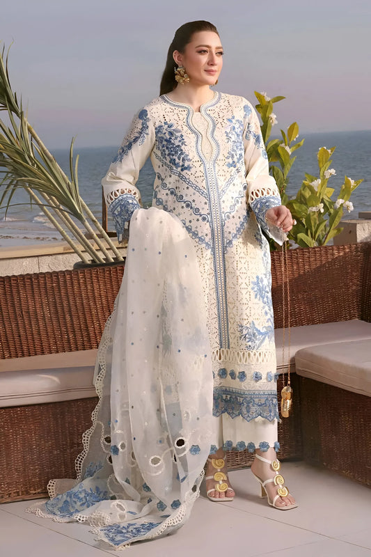Bellza Luxury Embroidered Lawn Suit
