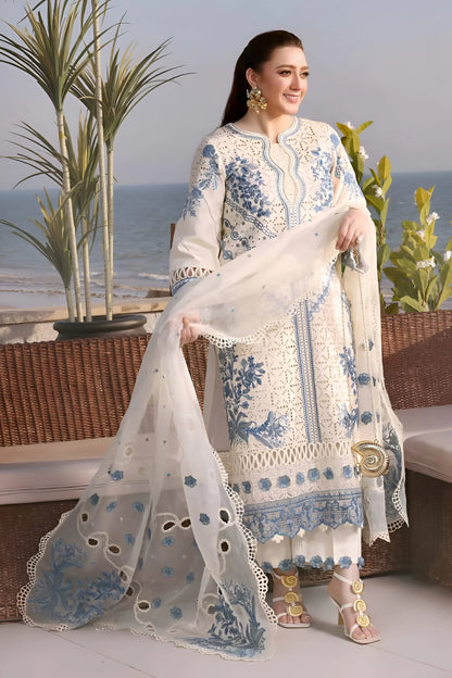 Bellza Luxury Embroidered Lawn Suit