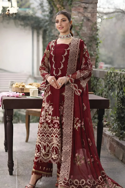 Memona Luxury Embroidered 3PC Lawn Suit