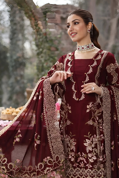 Memona Luxury Embroidered 3PC Lawn Suit