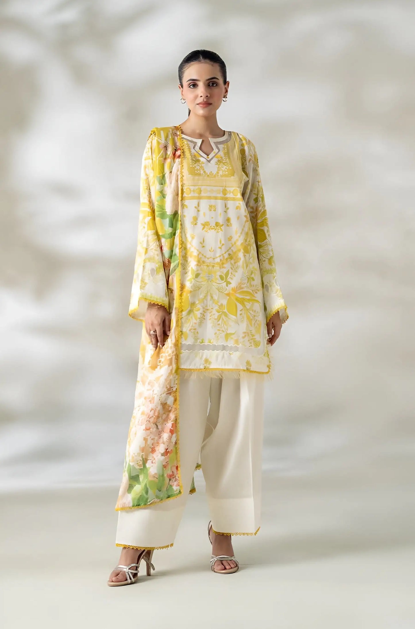 ZC D-1 | Printed Unstitched LUXE Vol. 01
